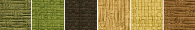 Basket Weave Menu Cover Materials