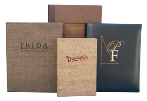 Fine Dining Menu Holders Turned Edge Case Made Menu Covers for restaurants