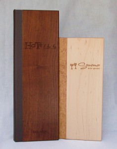Solid Wood Menu Covers Custom