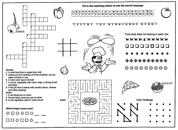 Pizza Back Children s Menus Restaurant Menu Covers By MenusPlus